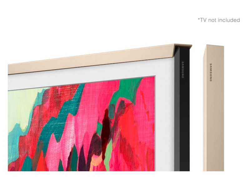 Samsung 75" ramme til The Frame og The Frame Pro (2021-2025, Sand Gold) -B-Grade Demo TV/projektor