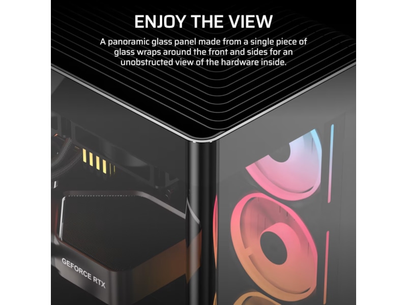 Corsair FRAME 4500X LX-R RGB Mid Tower (sort) -B-Grade Demo annet i datautstyr