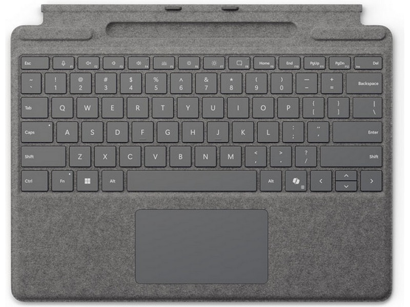Microsoft Surface Pro Keyboard med oppbevaring til pen (platina) -B-Grade Demo annet i PC & nettbrett