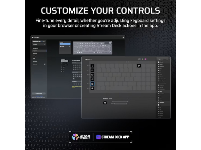 Corsair Vanguard Air 99 Trådløst Gamingtastatur (hvit) Gamingtastatur