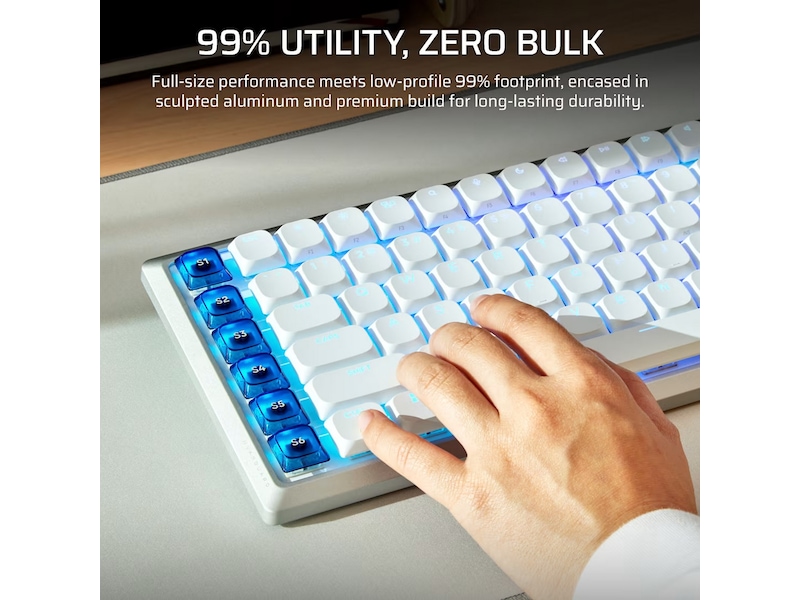 Corsair Vanguard Air 99 Trådløst Gamingtastatur (hvit) Gamingtastatur