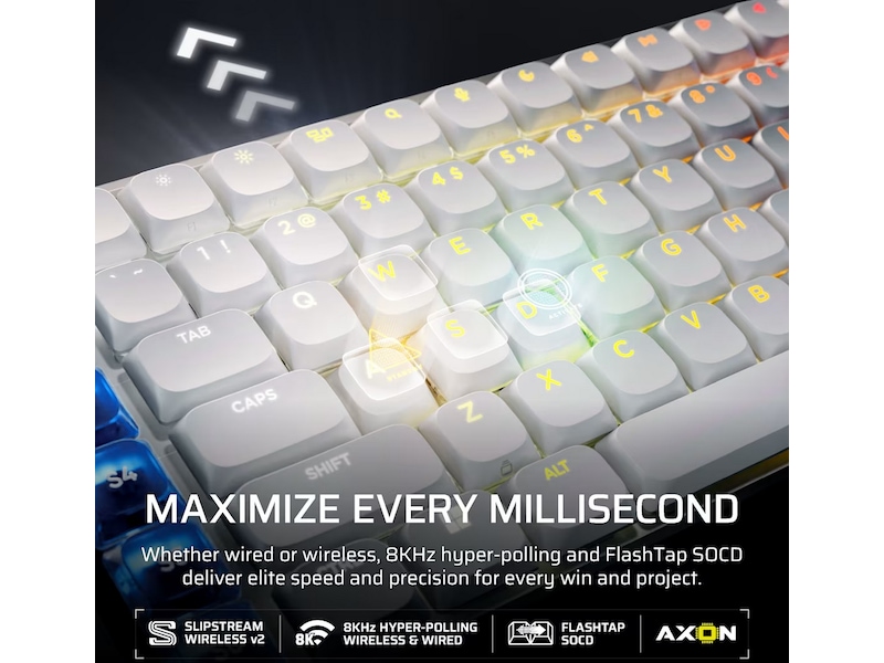 Corsair Vanguard Air 99 Trådløst Gamingtastatur (hvit) Gamingtastatur