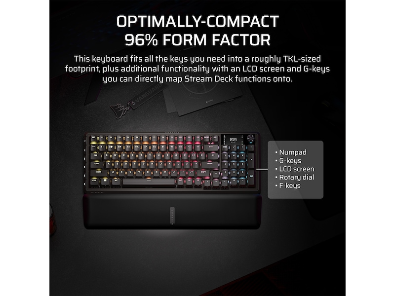 CORSAIR VANGUARD 96 WIRELESS Gaming Tastatur Gamingtastatur