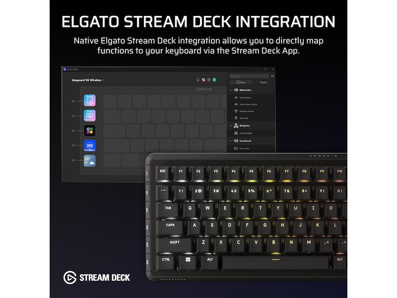 CORSAIR VANGUARD 96 WIRELESS Gaming Tastatur Gamingtastatur