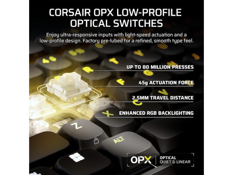 CORSAIR VANGUARD AIR 99 Trådløst Gamingtastatur Gamingtastatur