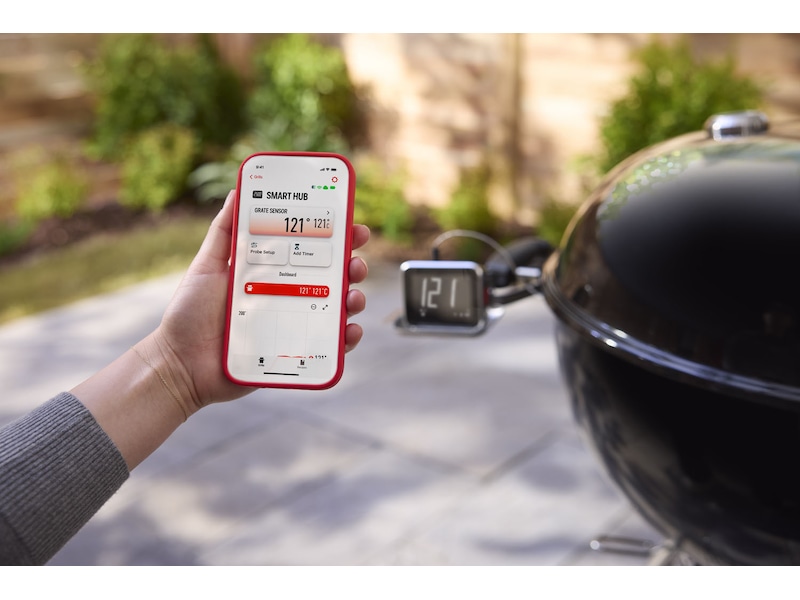 Weber Smart Hub-termometer med Display Grillverktøy & tilbehørssett