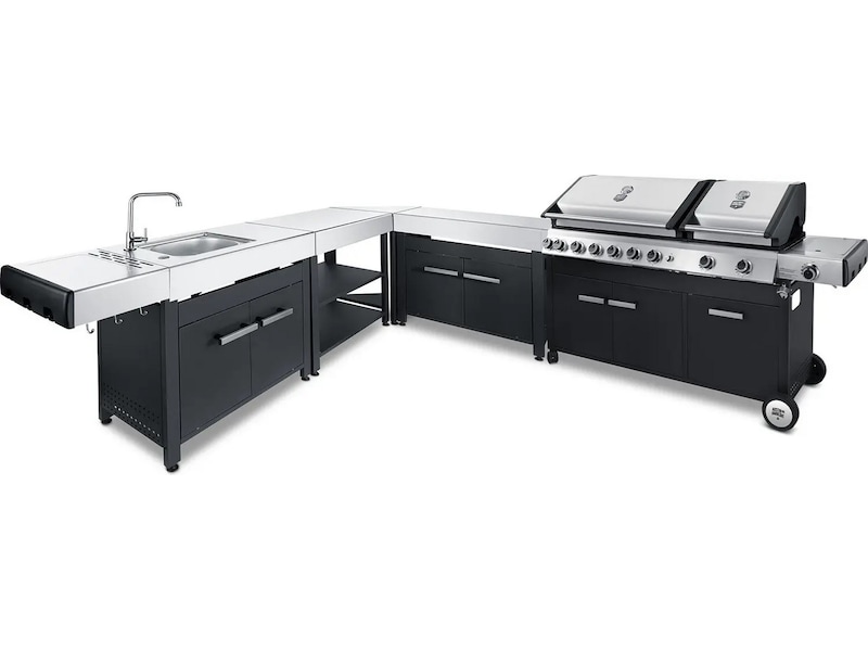 Austin and Barbeque Gassgrill 8+2 brennere Grill