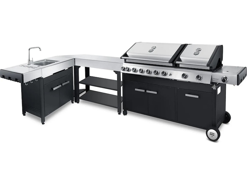 Austin and Barbeque Gassgrill 8+2 brennere Grill