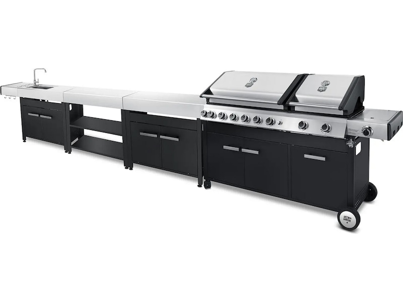 Austin and Barbeque Gassgrill 8+2 brennere Grill