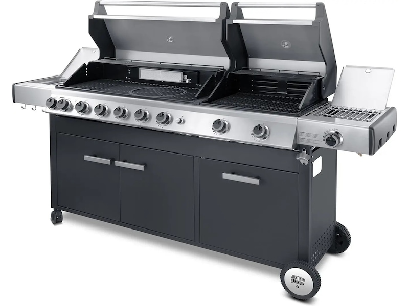 Austin and Barbeque Gassgrill 8+2 brennere Grill