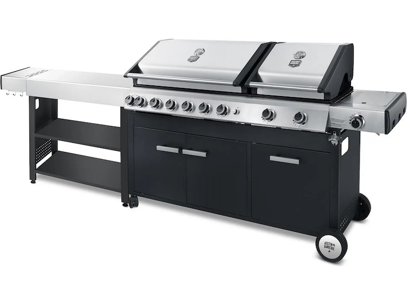 Austin and Barbeque Gassgrill 8+2 brennere Grill