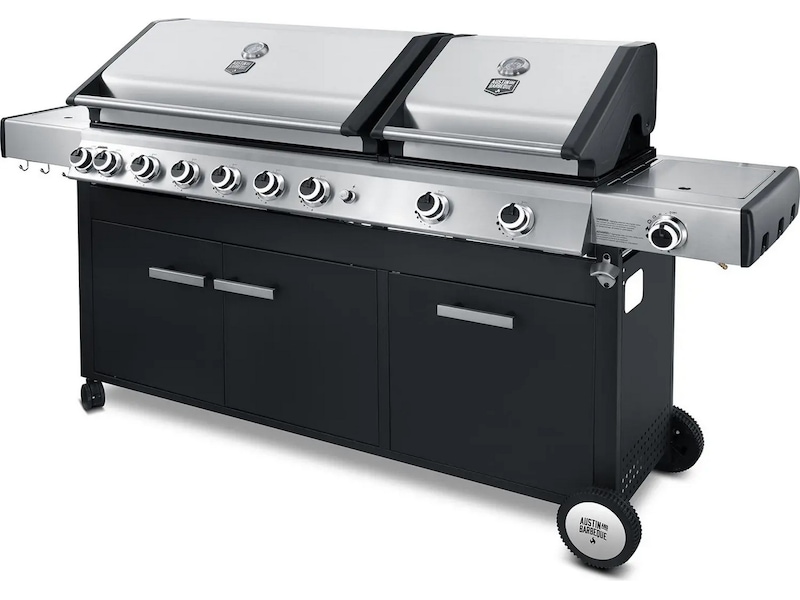 Austin and Barbeque Gassgrill 8+2 brennere Grill