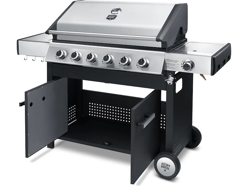 Austin and Barbeque Klassisk gassgrill 6 brennere Grill