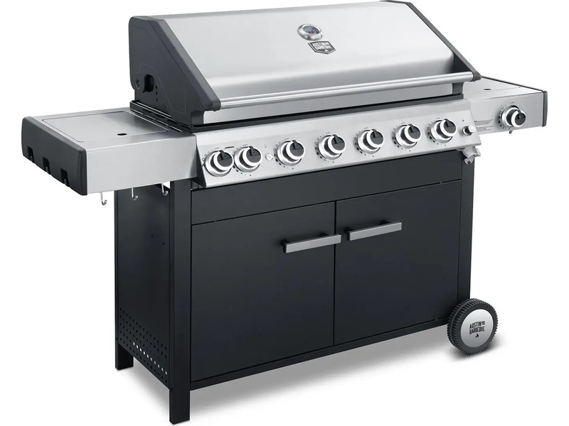 Austin and Barbeque Gassgrill 6+2 brennere Grill