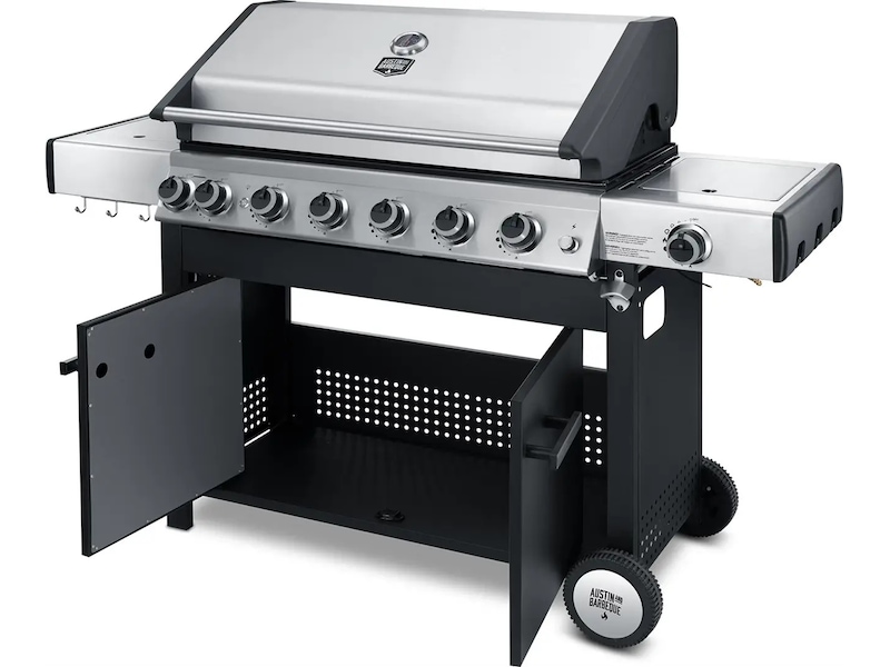 Austin and Barbeque Gassgrill 6+2 brennere Grill