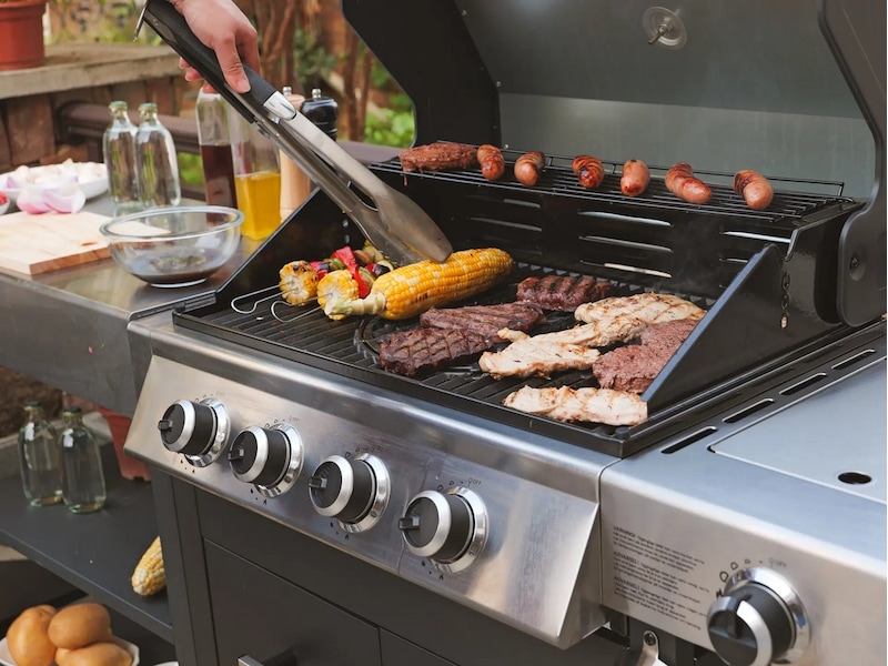 Austin and Barbeque Gassgrill 6+2 brennere Grill