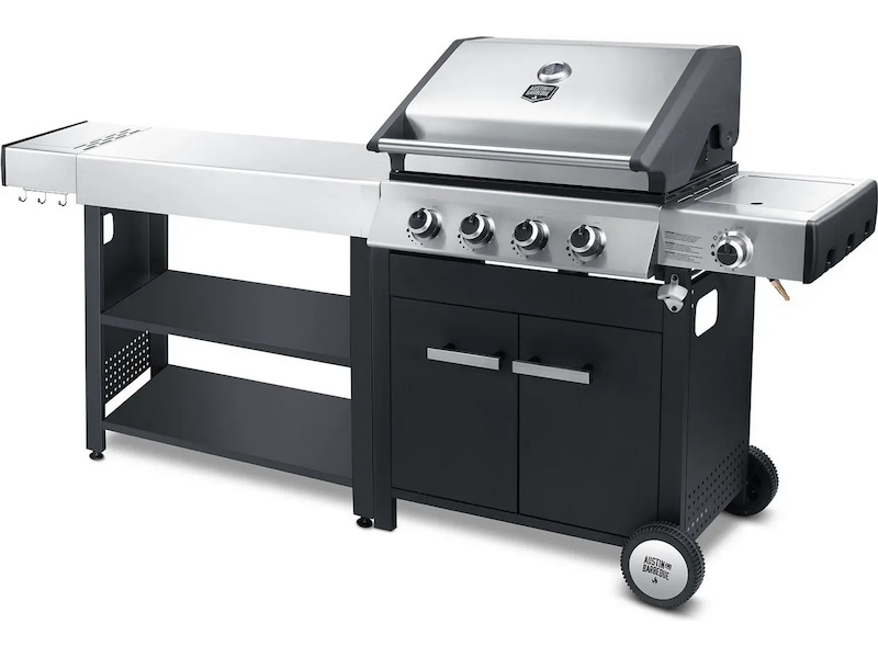 Austin and Barbeque Sidebord til utekjøkken Vogner til utendørsgriller