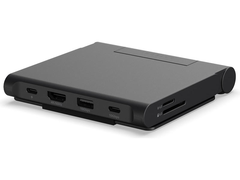 Satechi OnTheGo Foldable Stand Hub (Space Black) Dockingstasjon & USB-HUB