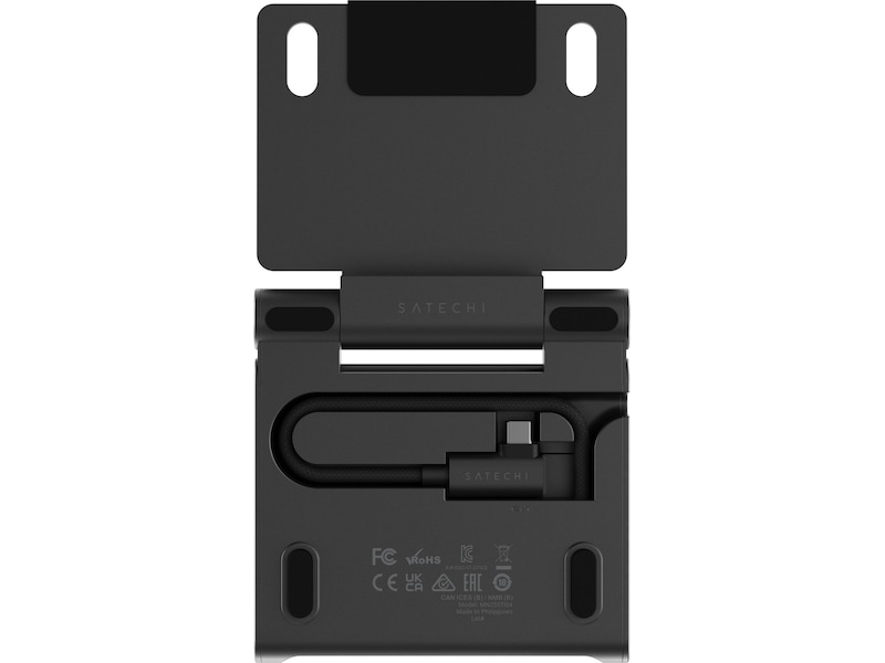 Satechi OnTheGo Foldable Stand Hub (Space Black) Dockingstasjon & USB-HUB
