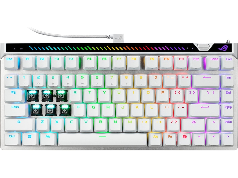 Asus ROG Falchion Ace 75 HE Gamingtastatur (hvit) Gamingtastatur