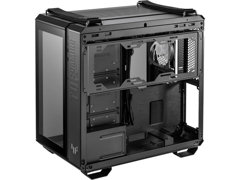 Asus TUF Gaming GT502 Plus TG ARGB Mid Tower (sort) -B-Grade Demo annet i datautstyr
