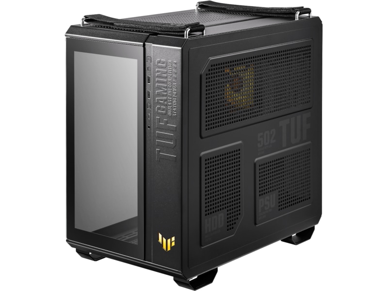 Asus TUF Gaming GT502 Plus TG ARGB Mid Tower (sort) -B-Grade Demo annet i datautstyr