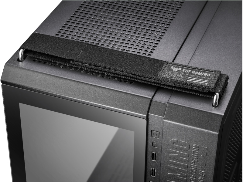 Asus TUF Gaming GT502 Plus TG ARGB Mid Tower (sort) -B-Grade Demo annet i datautstyr