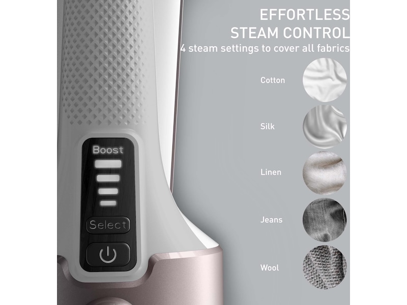 Tefal Pure Force 2in1 DT8720E0 1800 W (White & Pink) Steamer