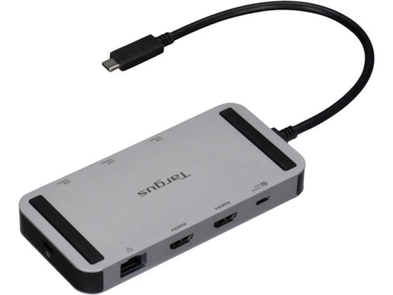Targus USB4 140W Dual Video Mobile Dock (Silver) Dockingstasjon & USB-HUB