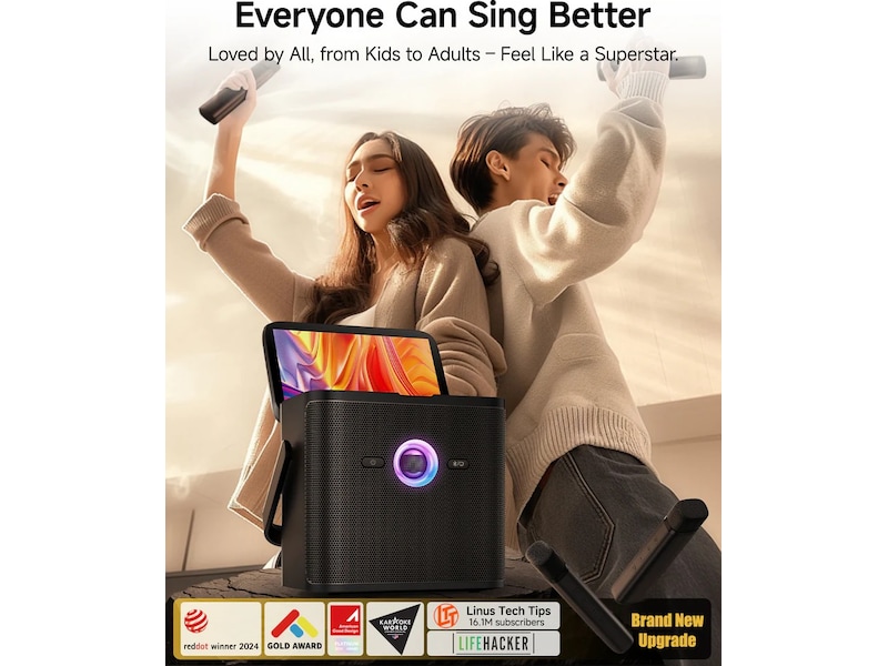 Nedis Ikarao Shell S3 Karaokehøyttaler 80W Trådløs / Bluetooth-høyttaler