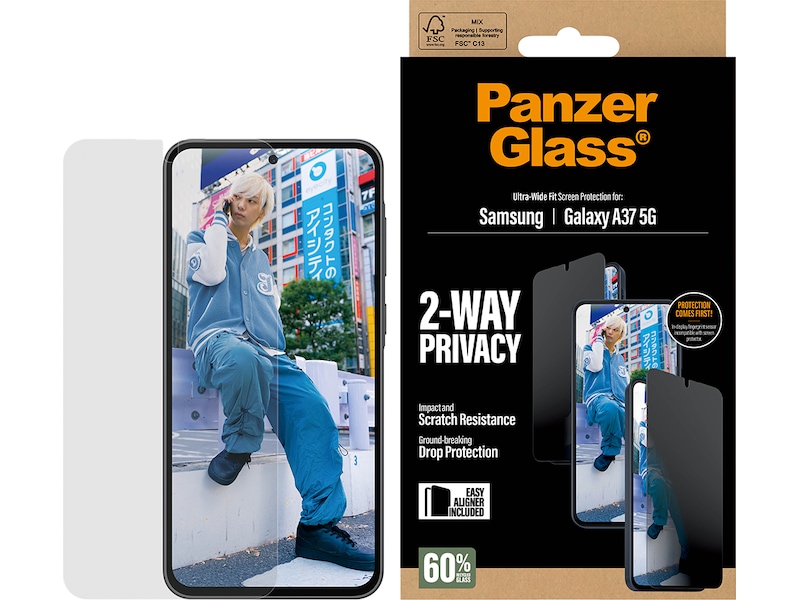 PanzerGlass Galaxy A37 5G Privacy Skjermbeskytter Skjermbeskytter