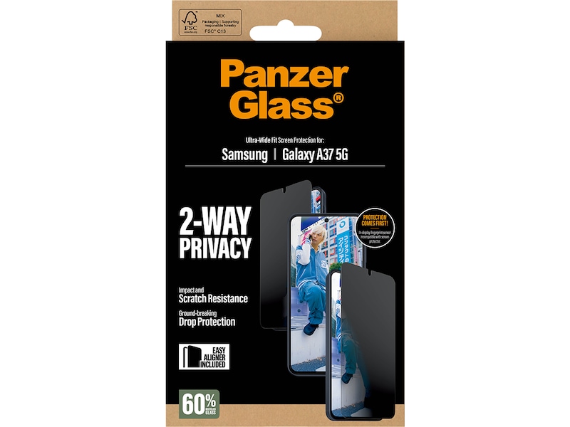 PanzerGlass Galaxy A37 5G Privacy Skjermbeskytter Skjermbeskytter
