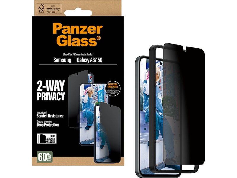 PanzerGlass Galaxy A37 5G Privacy Skjermbeskytter Skjermbeskytter