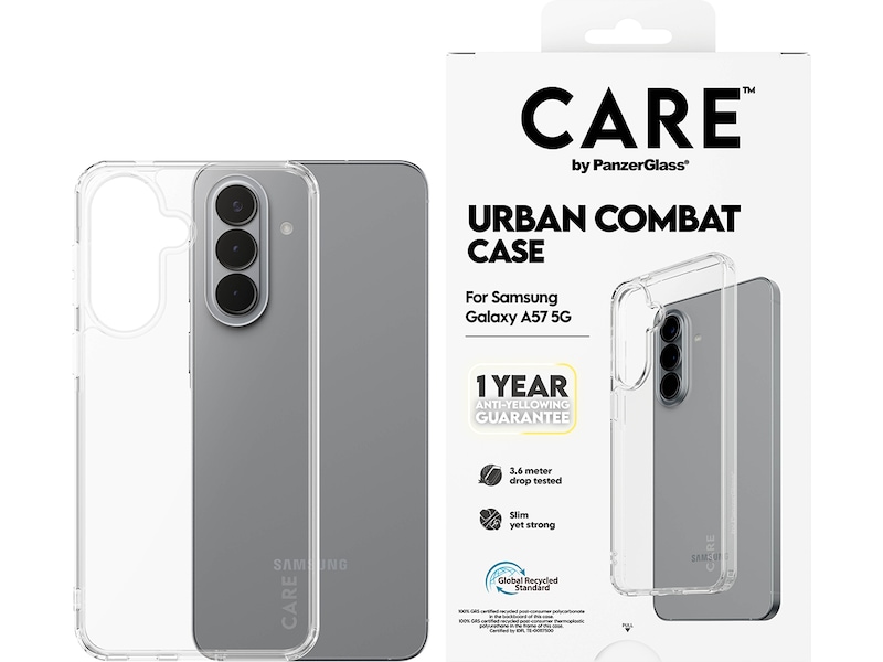 PanzerGlass CARE Galaxy A57 5G Urban Combat deksel (gjennomsiktig) Mobildeksel
