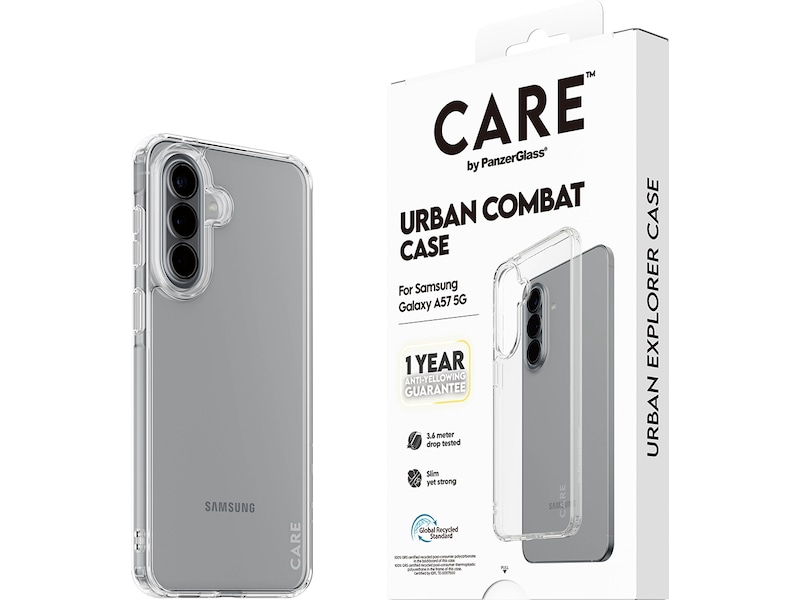 PanzerGlass CARE Galaxy A57 5G Urban Combat deksel (gjennomsiktig) Mobildeksel