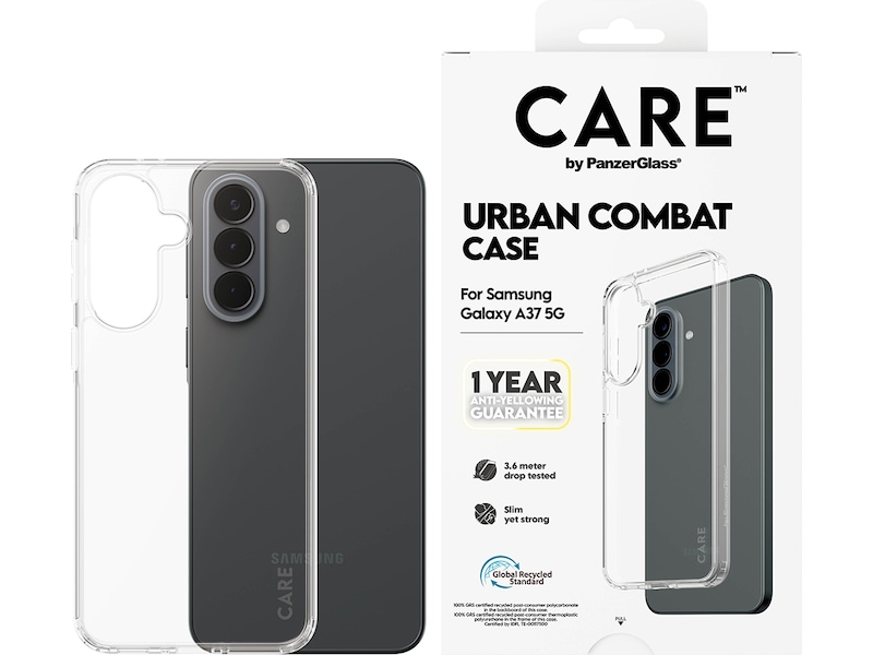 PanzerGlass CARE Galaxy A37 Urban Combat deksel (gjennomsiktig) Mobildeksel