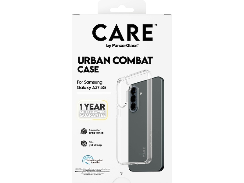 PanzerGlass CARE Galaxy A37 Urban Combat deksel (gjennomsiktig) Mobildeksel