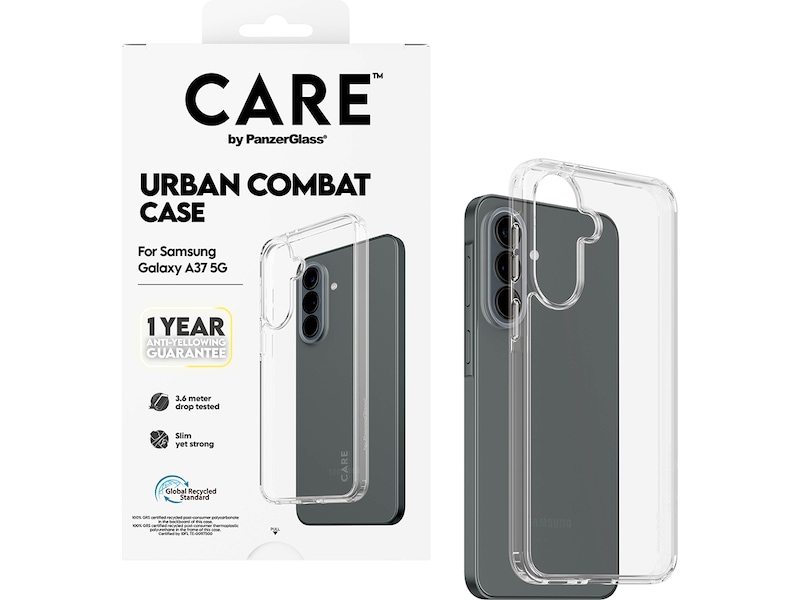 PanzerGlass CARE Galaxy A37 Urban Combat deksel (gjennomsiktig) Mobildeksel