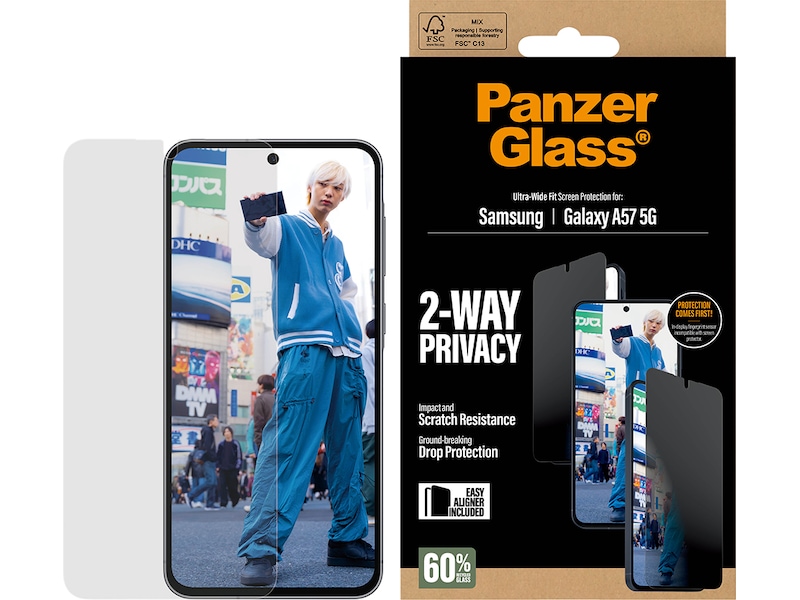 PanzerGlass Privacy Skjermbeskytter Galaxy A57 5G Skjermbeskytter