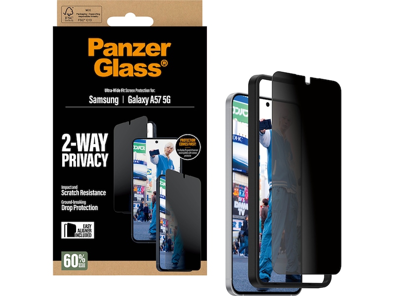 PanzerGlass Privacy Skjermbeskytter Galaxy A57 5G Skjermbeskytter