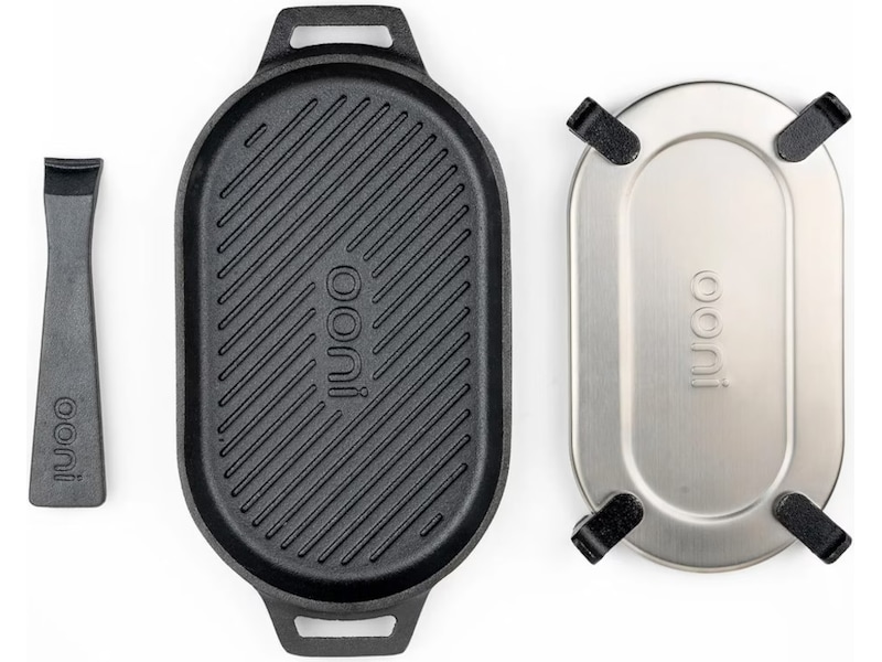 Ooni støpejernspanne for grilling Tilbehør til pizzaovner