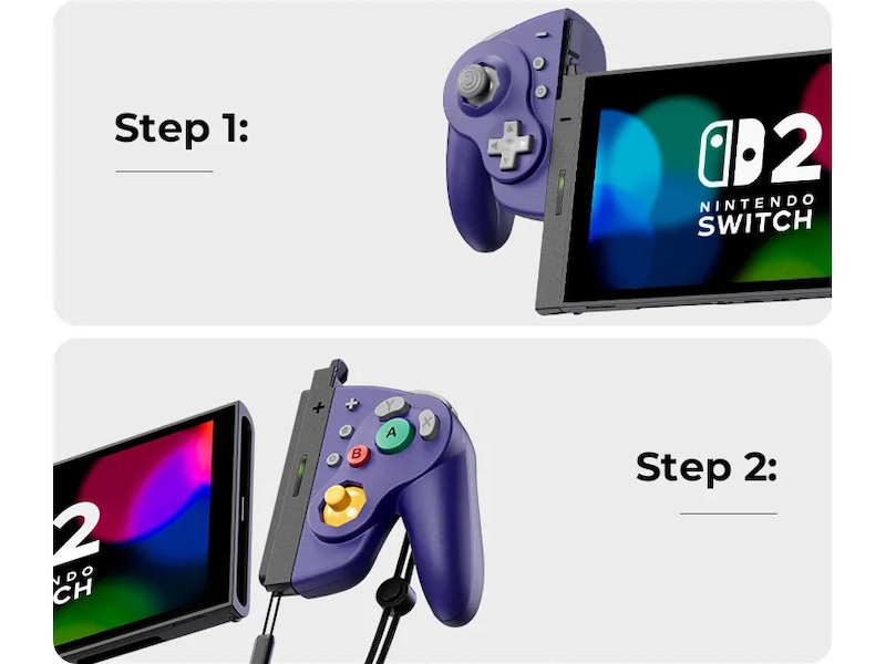 NYXI Joy-Con Switch 2 Adapter Tilbehør til spillkonsoller