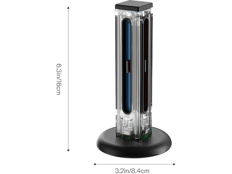 NYXI Zeus Nintendo Switch 1 & 2 ladestasjon Tilbehør til spillkonsoller