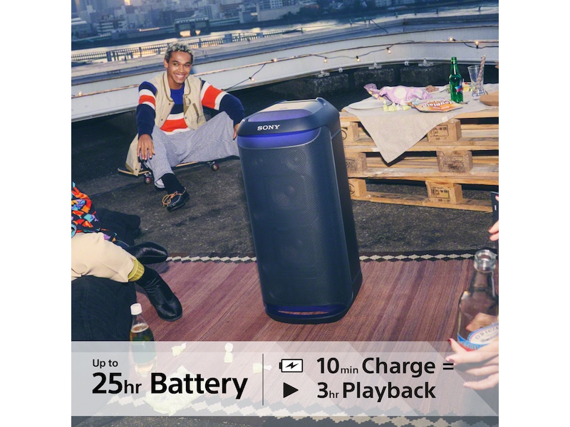 Sony SRS-XV800 Trådløs Høyttaler 2-pack (Sort) Trådløs / Bluetooth-høyttaler