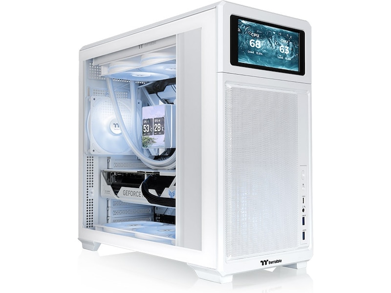 Thermaltake TR300 TG Mid Tower (hvit) Midi tower