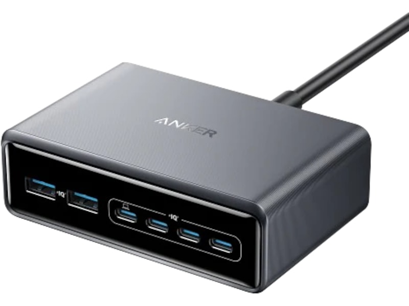 Anker Prime 200W 6 Porter GaN Lader Mobilladere
