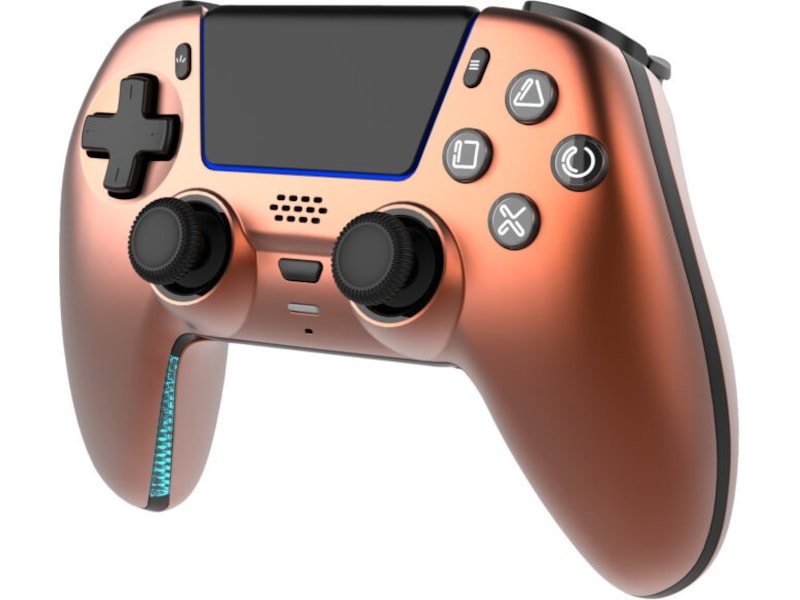 Deltaco Trådløs Kontroller (PS5) - Metallic (Orange Copper) Tilbehør til spillkonsoller