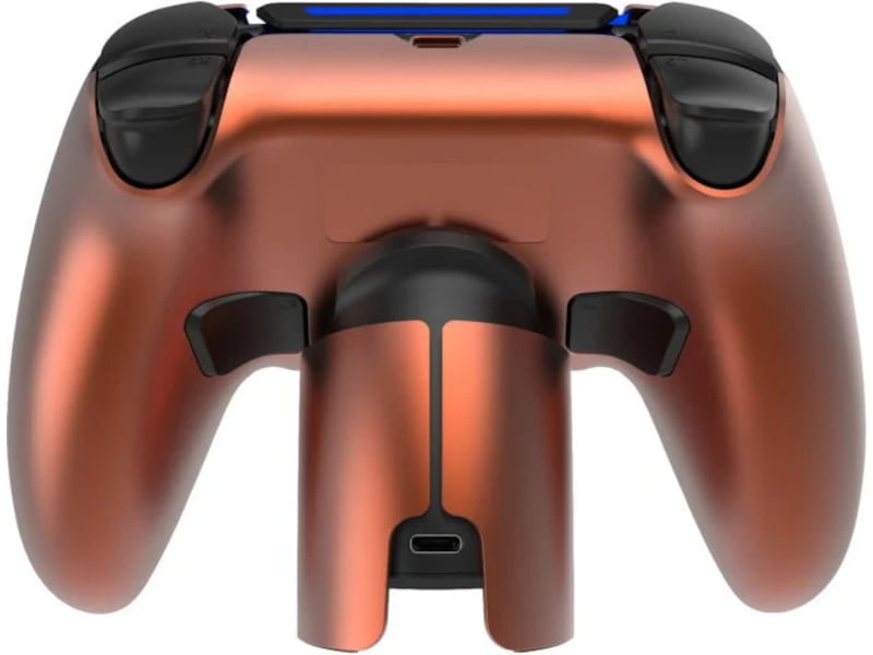 Deltaco Trådløs Kontroller (PS5) - Metallic (Orange Copper) Tilbehør til spillkonsoller