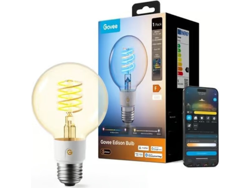 Govee E27 Smart Edison G80 Pære 500lm Lyspærer & LED-pærer