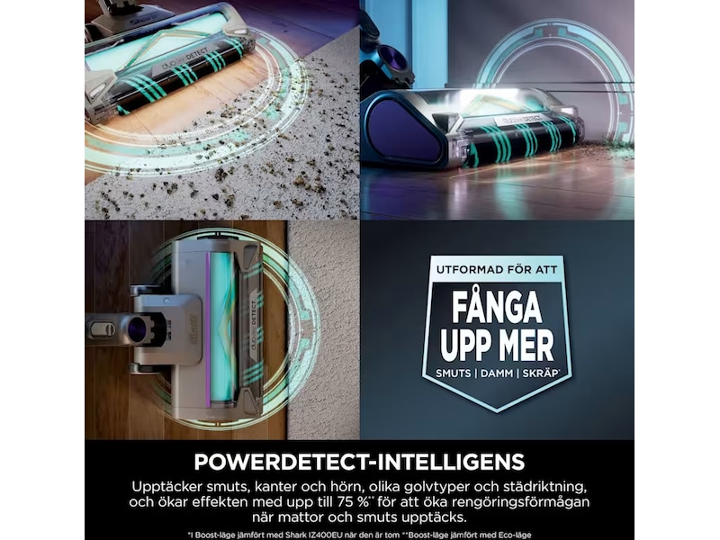 Shark PowerDetect IP1251EUT trådløs støvsuger Trådløse støvsugere